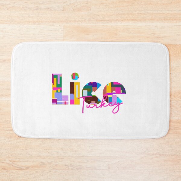 Item preview, Lice, Turkey, Vibrant Abstract City Typography Art designed and sold by Wanderful-roads.