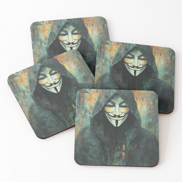 Item preview, Hacker Anonymous Mask Resistance designed and sold by bapupa.