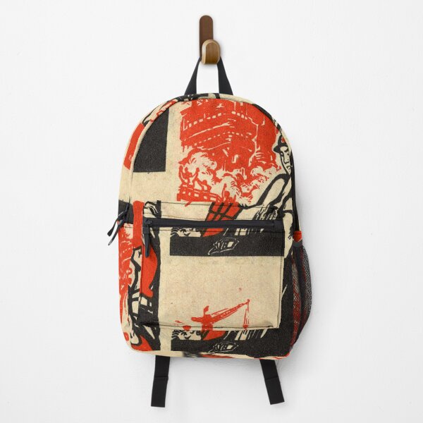 Item preview, Vintage Chinese Propaganda Poster – Socialist Workers & Industrial Power Art designed and sold by FriendsClub.