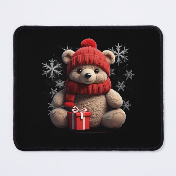 Item preview, Cute Christmas Bear, Cozy Winter Teddy Illustration designed and sold by CrisMor-Art.