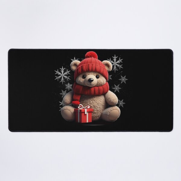 Item preview, Cute Christmas Bear, Cozy Winter Teddy Illustration designed and sold by CrisMor-Art.