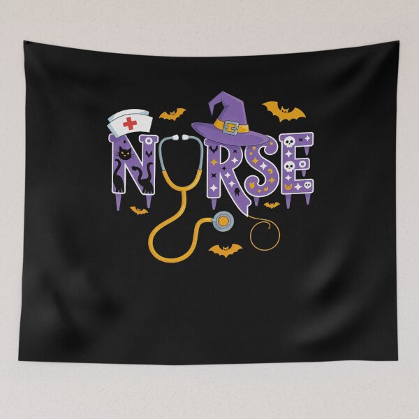 Item preview, Halloween Nurse Nursing Health Worker designed and sold by JonGogue.