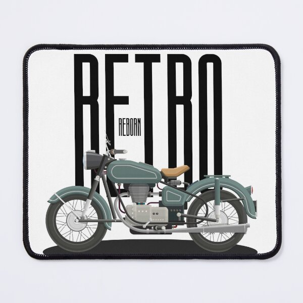 Item preview, Borcelle Motorcycle Retro Reborn Vintage Graphic designed and sold by HUMORONCOTTON.