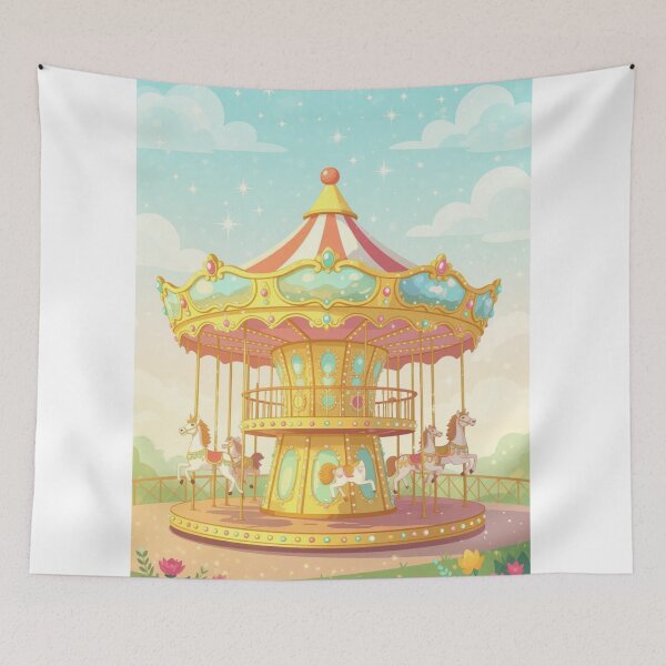 Item preview, Retro Carousel designed and sold by ArtQueen777.