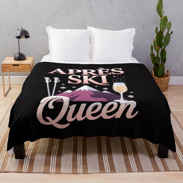 Item preview, Apres Ski Queen Skiing Winter Sports Party designed and sold by ConceptThena.