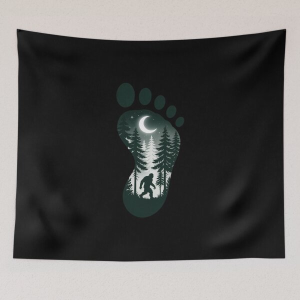 Item preview, Bigfoot Footprint Mythology designed and sold by MicanCuteStore.