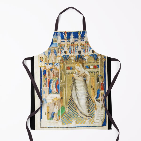 Item preview, Virgin and Child in a church. Medieval miniature. designed and sold by likiska.
