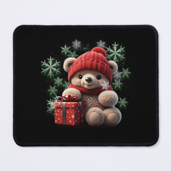 Item preview, Cute Christmas Bear , Cozy Winter Teddy Illustration designed and sold by CrisMor-Art.