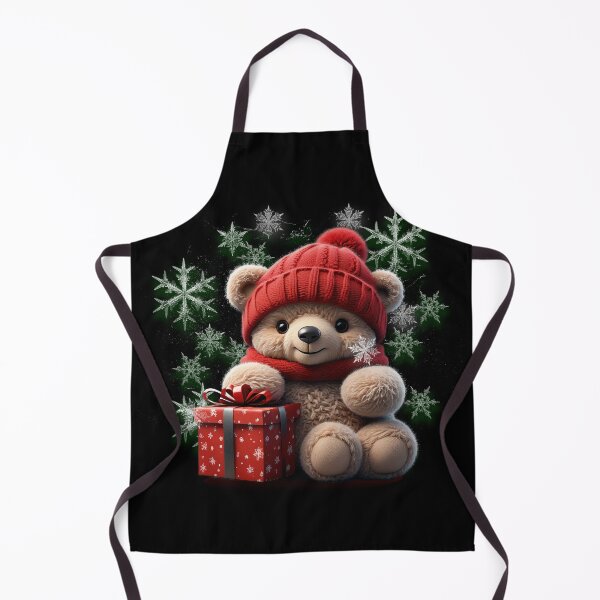 Item preview, Cute Christmas Bear , Cozy Winter Teddy Illustration designed and sold by CrisMor-Art.