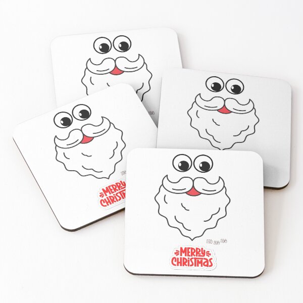 Item preview, Cute Santa Face – Merry Christmas Cartoon Holiday Design designed and sold by uvthread.
