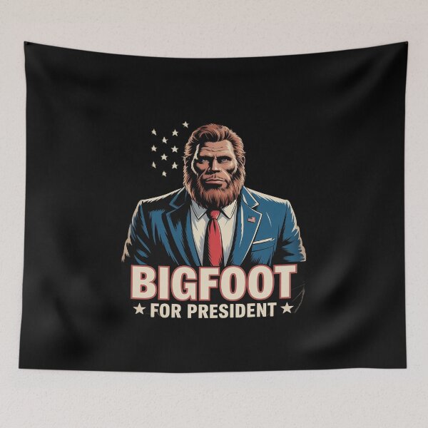 Item preview, Bigfoot for President Believe Vote Elect Sasquatch Candidate designed and sold by MicanCuteStore.