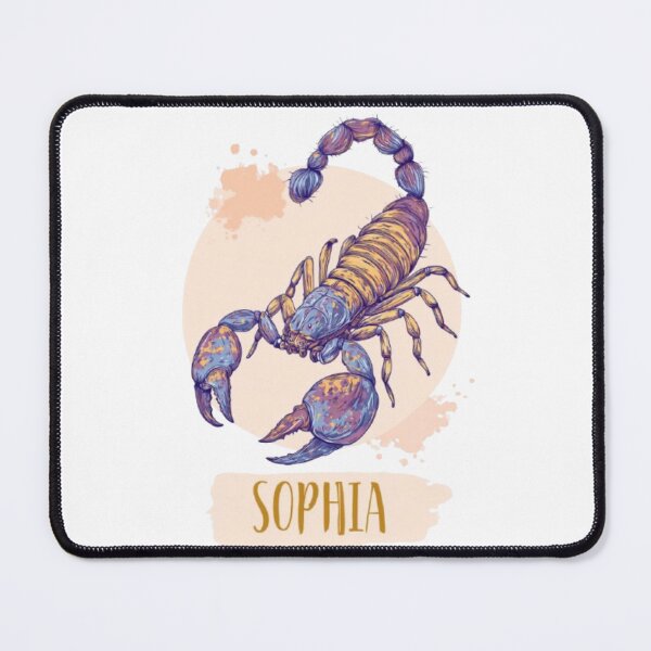 Item preview, Sophia – Scorpio Zodiac Sign designed and sold by AlexLineArt.