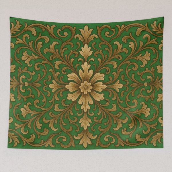 Item preview, Floral symmetry in green designed and sold by Sigtrix.