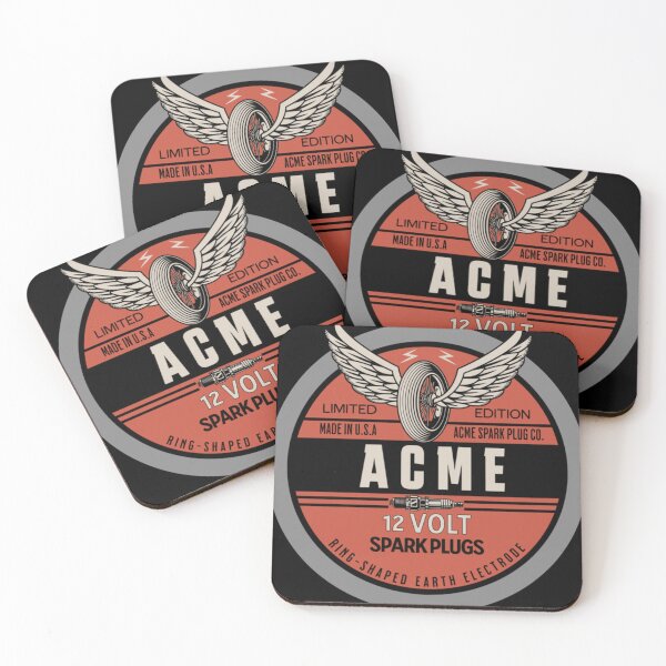 Item preview, Acme Spark Plugs - Vintage Advertising - Cool Motorcycle Helmet Or Car Bumper Sticker   designed and sold by ArchieButton.