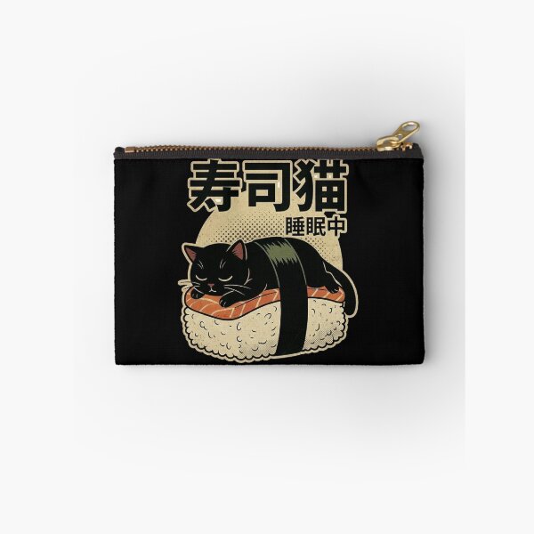 Artikelvorschau, Schlafende Sushi-Katze Kawaii Nigiri - Vintage japanisches Feinschmecker-Neko-Design entworfen und verkauft von Bongocomic.
