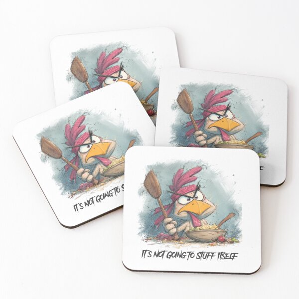 Item preview, Angry Chicken Chef, Funny Kitchen Cooking Humor designed and sold by BoxofMoments.