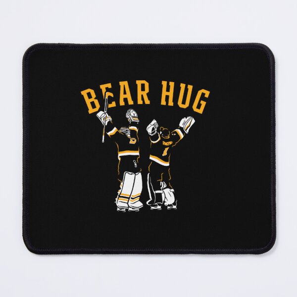 Item preview, Bruins Goalie Bear Hug - Bruins Classic designed and sold by tomlinartcustom.