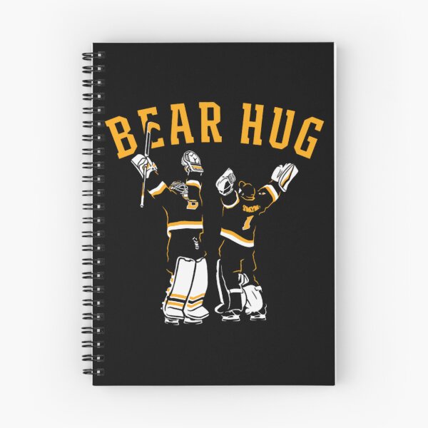 Item preview, Bruins Goalie Bear Hug - Bruins Classic designed and sold by tomlinartcustom.