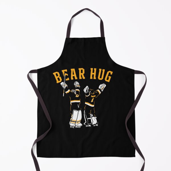 Item preview, Bruins Goalie Bear Hug - Bruins Classic designed and sold by tomlinartcustom.