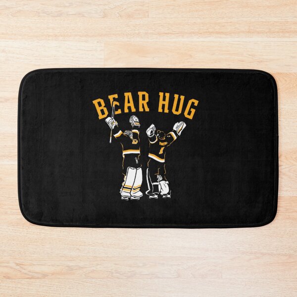 Item preview, Bruins Goalie Bear Hug - Bruins Classic designed and sold by tomlinartcustom.