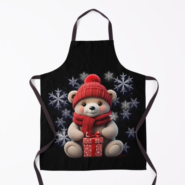 Item preview, Cute Christmas Bear , Cozy Winter Teddy Illustration designed and sold by CrisMor-Art.