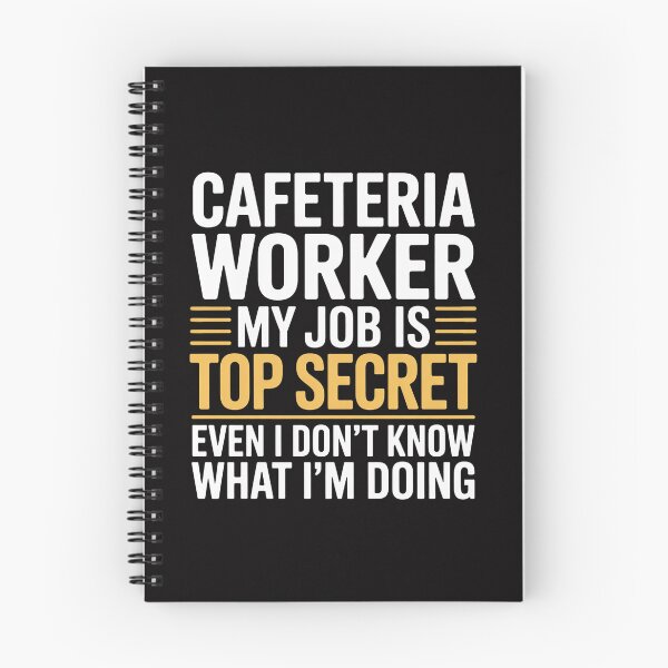 Item preview, Cafeteria Worker Lunch Lady Food Service Crew Top Secret Job designed and sold by CareTopping.