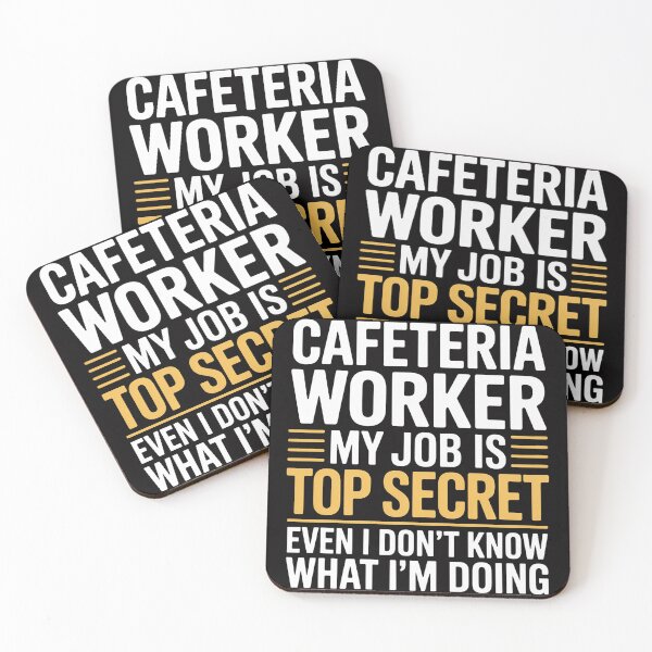 Item preview, Cafeteria Worker Lunch Lady Food Service Crew Top Secret Job designed and sold by CareTopping.