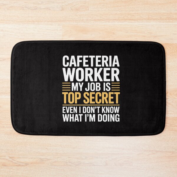 Item preview, Cafeteria Worker Lunch Lady Food Service Crew Top Secret Job designed and sold by CareTopping.