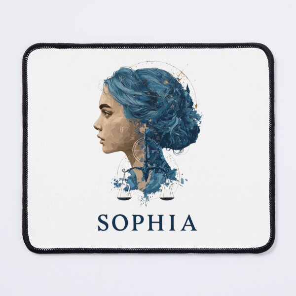 Item preview, Sophia – Libra Zodiac Sign designed and sold by AlexLineArt.