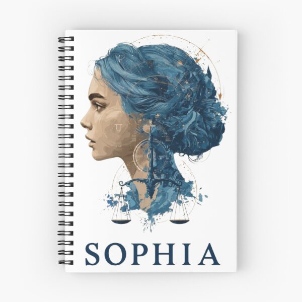 Item preview, Sophia – Libra Zodiac Sign designed and sold by AlexLineArt.