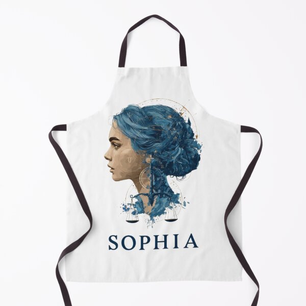 Item preview, Sophia – Libra Zodiac Sign designed and sold by AlexLineArt.