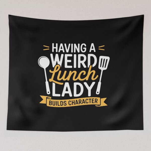 Item preview, Cafeteria Worker Lunch Lady Builds Character Service Crew designed and sold by CareTopping.
