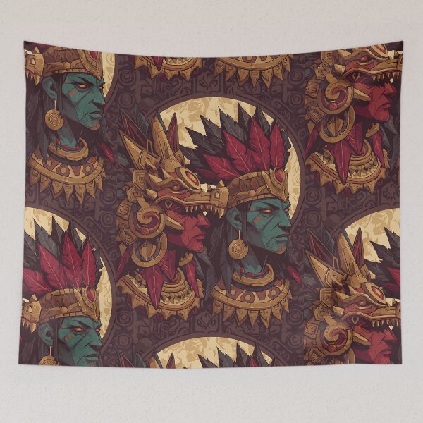 Item preview, Tribal Aztec art Culture designed and sold by bapupa.
