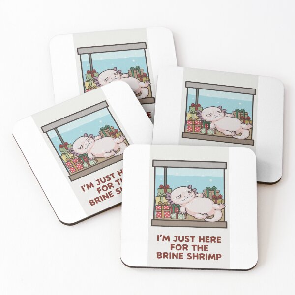 Item preview, Christmas Axolotl Humor – Lazy Aquarium Pet Meme Gift designed and sold by MadeByACJ.
