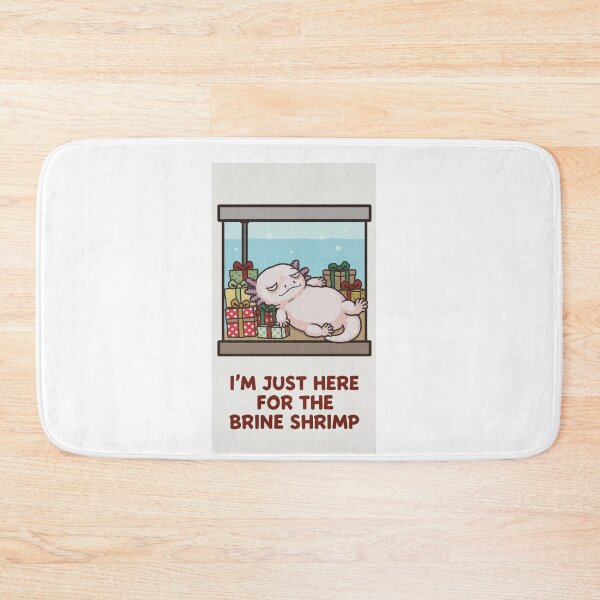 Item preview, Christmas Axolotl Humor – Lazy Aquarium Pet Meme Gift designed and sold by MadeByACJ.
