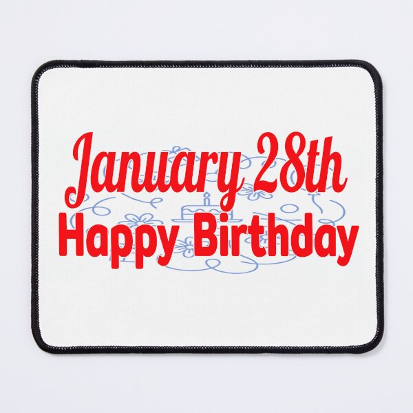 Item preview, January 28th, Gift birthday  designed and sold by Sujinthaiart.