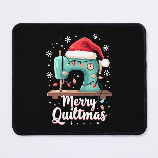 Item preview, Merry Quiltmas Sewing Machine Christmas Quilter Holiday designed and sold by AlyceLynne.