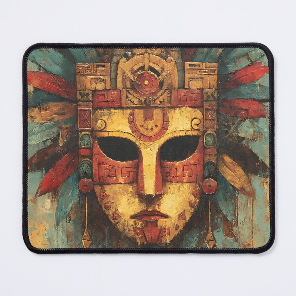 Item preview, Ancient Aztec Mask Warrior designed and sold by bapupa.