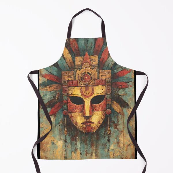 Item preview, Ancient Aztec Mask Warrior designed and sold by bapupa.