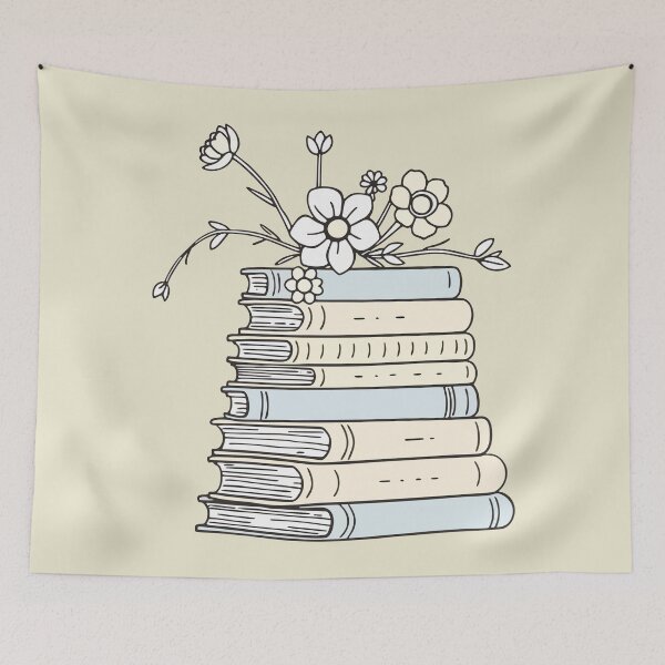 Item preview, Book with Flowers designed and sold by GraphicsClub.