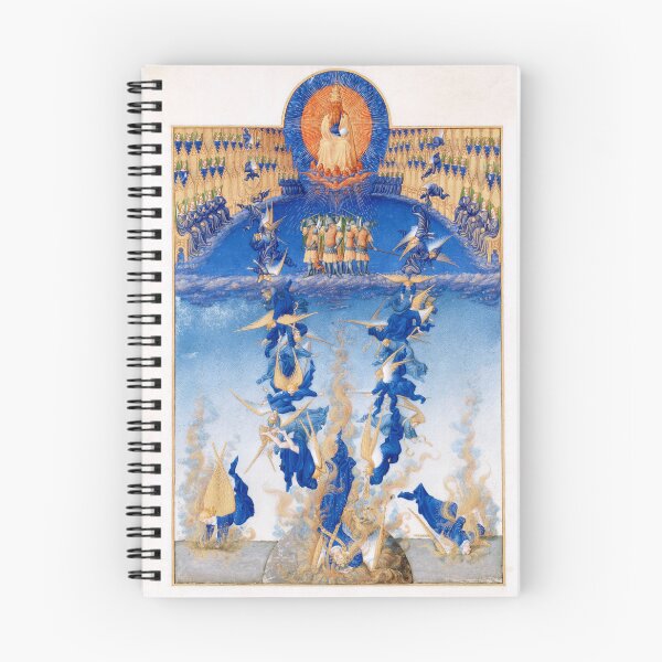 Item preview, Fall of the Rebel Angels. Miniature from the Très Riches Heures du Duc de Berry designed and sold by likiska.