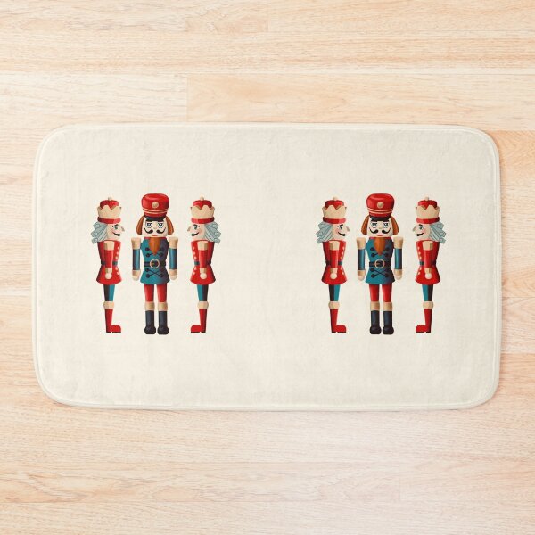 Item preview, Three Christmas nutcrackers digital illustration designed and sold by Bonheurem.