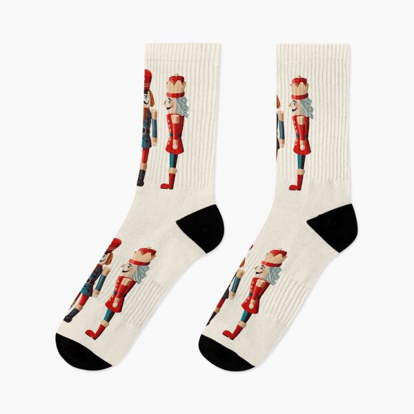 Item preview, Three Christmas nutcrackers digital illustration designed and sold by Bonheurem.