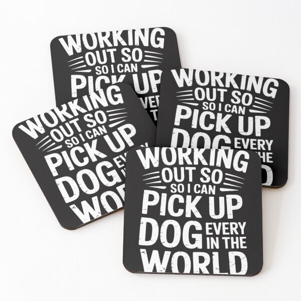 Item preview, BoredKoalas Working Out Pick Up Every Dog Gym Workout Fitness designed and sold by CareTopping.