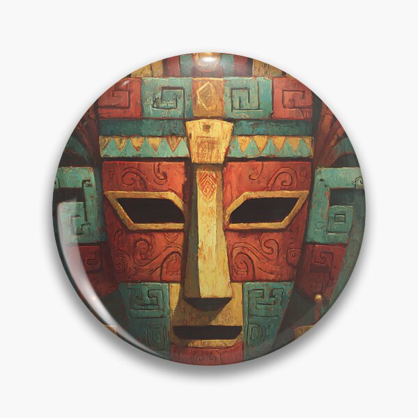 Item preview, Tribal Aztec Mask Culture designed and sold by bapupa.