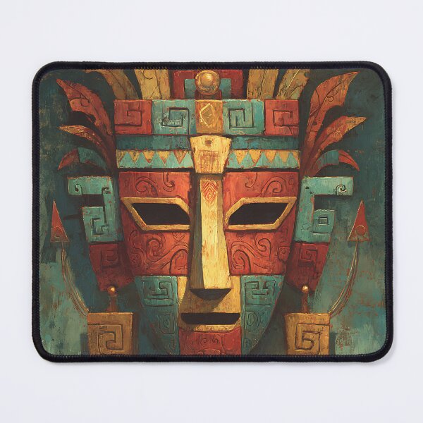 Item preview, Tribal Aztec Mask Culture designed and sold by bapupa.