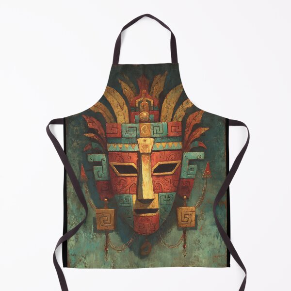 Item preview, Tribal Aztec Mask Culture designed and sold by bapupa.