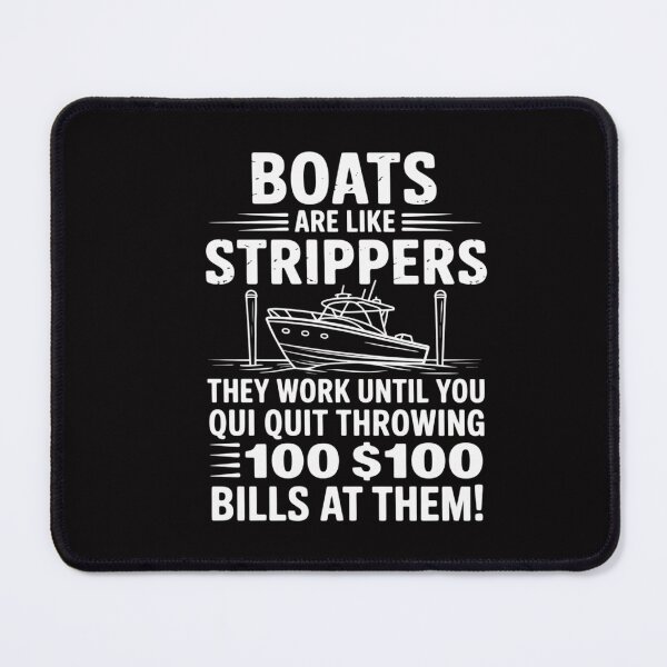 Item preview, Boats Are Like Work Until Captain Yacht Owner Ship Men designed and sold by CareTopping.