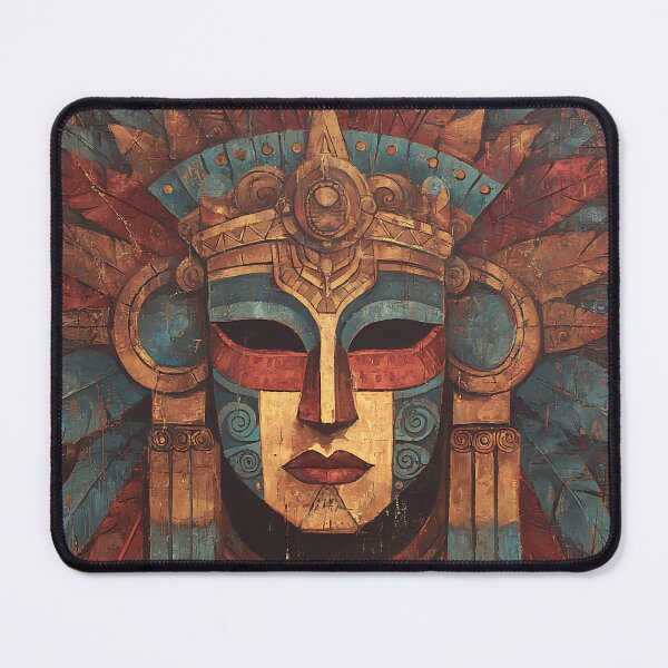 Item preview, Aztec Mask Art designed and sold by bapupa.