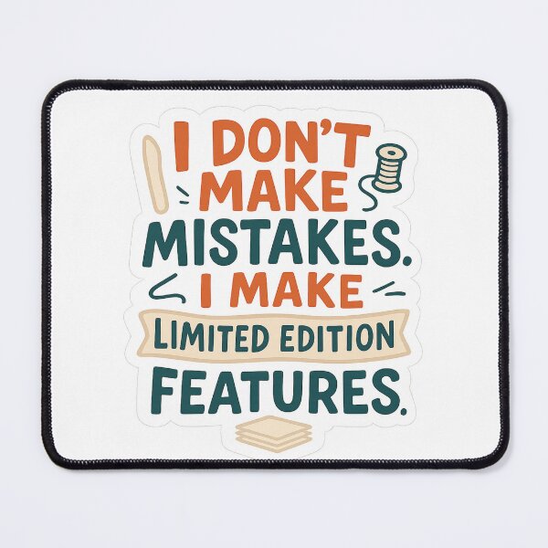 Item preview, I don't make mistakes, I make limited edition features designed and sold by Iail Ioa.